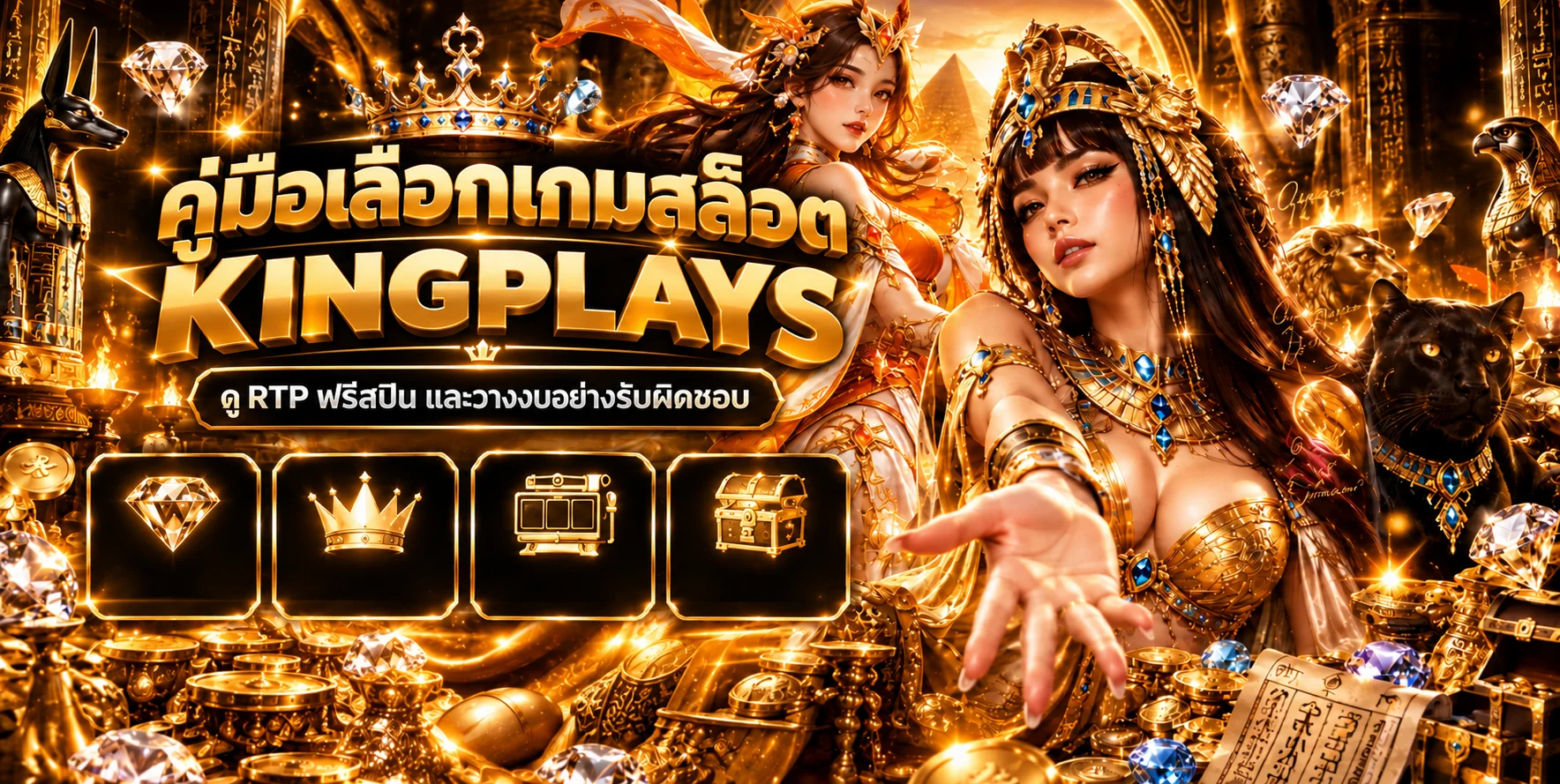 KINGPLAYS | คู่มือเลือกสล็อต ดู RTP และฟรีสปิน